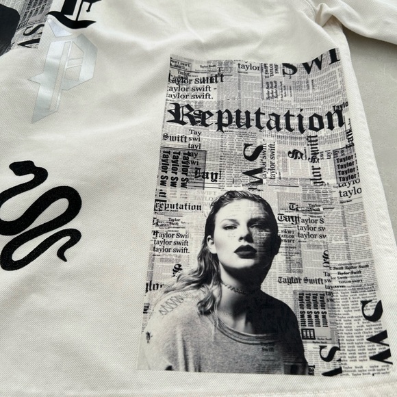 Custom made Taylor Swift Reputation denim jacket XL - Picture 5 of 13
